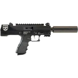 MPA Defender 9mm Luger Pistol 4.5" Threaded Barrel 17+1 Round Black