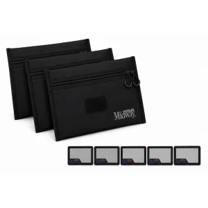 MidwayUSA Range Bag Pistol Case Black 3PK with Label Patches