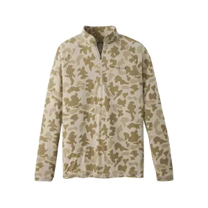 Orvis Men's Dricast 1/4 Zip Shirt Dove Camo 2XL