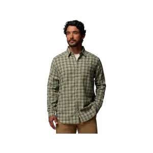 Columbia Men's Cornell Woods Flannel Shirt Safari Cozy Check Medium