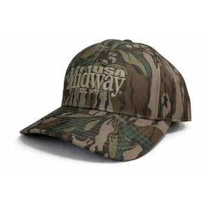 MidwayUSA Men's Richardson 312 Hat Mossy Oak Greenleaf