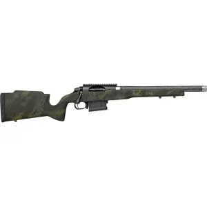 Proof Research Elevation MTR 2.0 Bolt Action Rifle 22 Advanced Rifle Cartridge (22 ARC) 16.5" Carbon Fiber Threaded Barrel Black Frame Midnight Camo Precision Stock