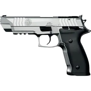 Steyr ATC Base 9mm Luger Pistol 5" Barrel 18+1 Round Stainless Slide Black Grip Stainless Frame