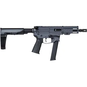 Battle Arms Xiphos 9mm Luger Pistol 5.25" Threaded Barrel 33+1 Round Black Pistol Brace