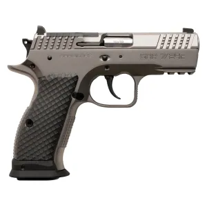 SAR USA 7/24C 9mm Luger Pistol 3.6" Barrel 17+1 Round Matte Stainless Slide Black Grip Matte Stainless Frame