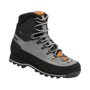 Opened Package - Crispi Boots Men's Lapponia III GTX 8" Waterproof Hunting Boots Leather Gray 9.5 EE