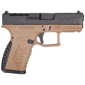 Derya DY9Z 9mm Luger Pistol 3.5" Barrel 15+1 Round Melonite Slide Flat Dark Earth Grip Flat Dark Earth Frame