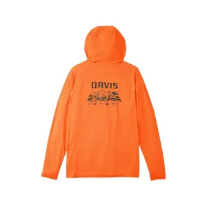 Orvis Men's Dricast Logo Hoodie Blaze Large