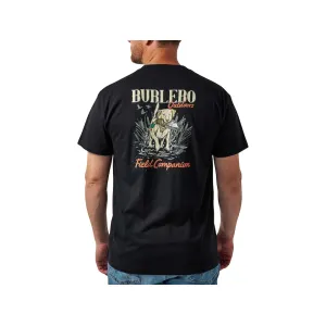 Burlebo Men's Field Companion Short Sleeve Crew Neck T Shirt Black Large