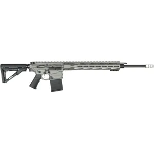 Nemo Arms XO Steel Semi Automatic Rifle 6.5 Creedmoor 22" Black Threaded Barrel Tungsten Frame Black Pistol Grip
