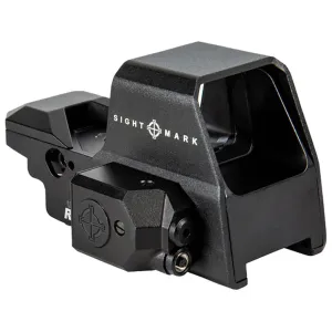 Sightmark Ultra Shot R-Spec Dual Red Dot Sight Multi-Reticle with Green Laser Sight Matte Black