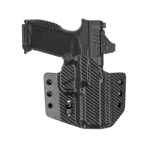 Tulster Contour OWB Holster Right Hand Canik Prime Radian Kydex Black Carbon Fiber