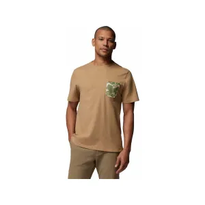 Columbia Men's Sharptail Pocket Short Sleeve Crew Neck T Shirt Sahara Large