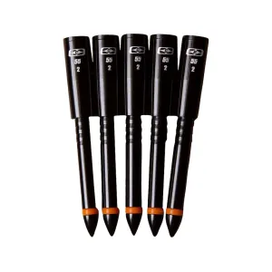Easton 5mm Match Grade Half Out #2.5 55 Grain Aluminum 6PK