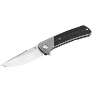 Boker Knives Super Conductor Pocket Knife 3.43" Drop Point CPM MagnaCut Satin Blade Titanium Handle Black
