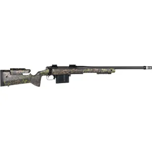 Geissele King Hunter Bolt Action Rifle 7mm Backcountry 20" Black Threaded Barrel Black Frame Camo Adjustable Comb Stock