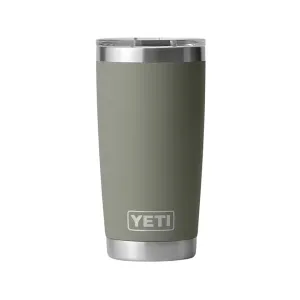 YETI Rambler 20oz Tumbler with Magslider Lid Pampa Green