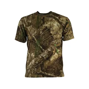 Gamehide Men's Woodsman Short Sleeve Crew Neck T Shirt Realtree APX Large