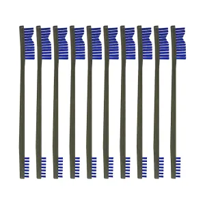 Otis All Purpose Gun Cleaning Brush Double Ended Blue Nylon 10PK