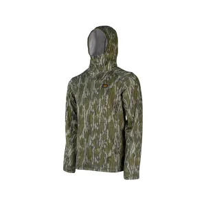 Muddy Outdoors Men's DV8 Defiant Quarter Zip Hoodie Mossy Oak Bottomland Large