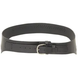 Triple K 111 Conquistador Double Holster Drop-Loop Cartridge Gun Belt 38 Caliber Leather Black Large 38" to 43"