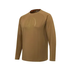 Beretta Men's Ortles Long Sleeve Crew Neck T Shirt Otter 2XL