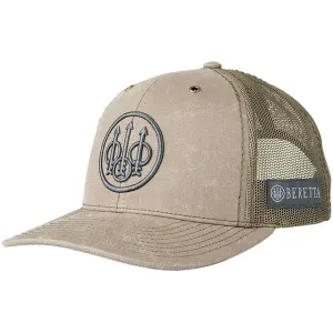 Beretta Men's Gunner Waxed Trucker Hat Loden Green One Size Fits Most