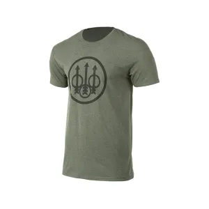 Beretta Men's Trident Logo Short Sleeve Crew Neck T Shirt Sage Green XL
