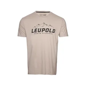 Leupold Men's MTN Short Sleeve Crew Neck T Shirt Quicksand Medium