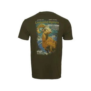 Leupold Men's Ram Magazine Short Sleeve Crew Neck T Shirt Dark Olive Medium