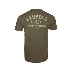 Leupold Men's 1907 Stacked Short Sleeve Crew Neck T Shirt Light Olive 2XL