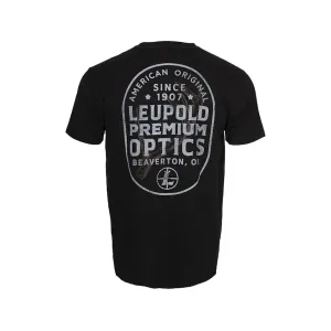 Leupold Men's Antler Stamp Short Sleeve Crew Neck T Shirt Black 2XL
