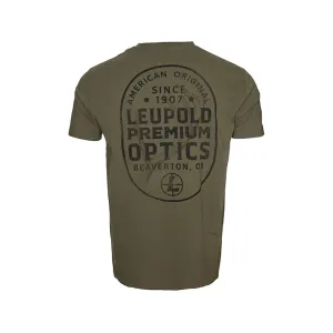 Leupold Men's Antler Stamp Short Sleeve Crew Neck T Shirt Light Olive XL