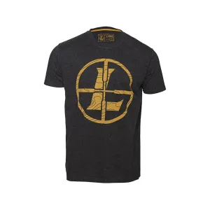 Leupold Men's Reticle Topo Short Sleeve Crew Neck T Shirt Charcoal Large