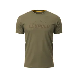 Leupold Men's MTN Short Sleeve Crew Neck T Shirt Light Olive Medium