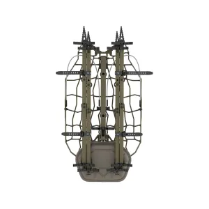Novix Echo Hang On Treestand Hunt Ready System with Climbing Sticks Flat Dark Earth