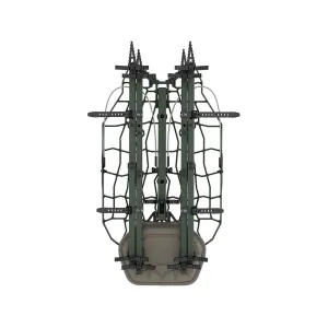 Novix Echo Hang On Treestand Hunt Ready System with Climbing Stick OD Green