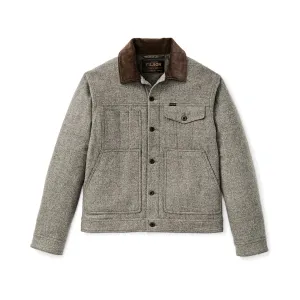 Filson Men's Spokane Insulated Short Cruiser Coat Gray Large