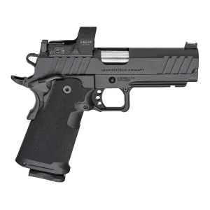 Springfield Armory 1911 DS Prodigy 9mm Luger Pistol 4.25" Barrel 20+1 Round Black Cerakote Slide Black Grip Black Cerakote Frame Hex Dragonfly Red Dot Sight