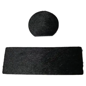 Cir-Cut Traditional Rest Kit Black Calf Hair 2pc