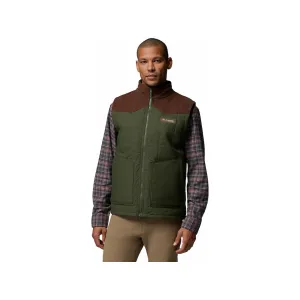 Columbia Men's Saddle Point Vest Surplus Green/Tobacco Large