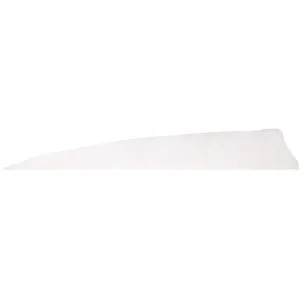 Gateway Feathers Shield Cut Feather White 4" Right Wing 50PK
