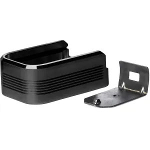 Mec-Gar Plus-2 Set Magazine Floor Plate for Plastic Floorplate Mags Anodized Black