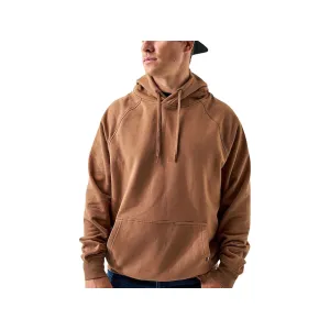 Burlebo Men's Fleece Hoodie Heather Brown 2XL