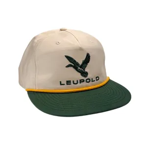 Leupold Men's Animal Embroidery Roper Hat Cream/Green One Size Fits Most