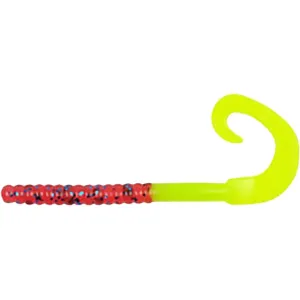 Berkley PowerBait Power Worm 7 Plum/Chartreuse
