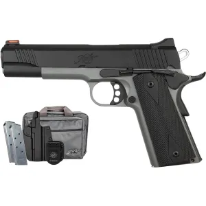 Kimber Shadow Ghost Custom Club Bundle 45 ACP Pistol 5" Barrel 7+1 Round Black Slide Black Grip Gray Frame