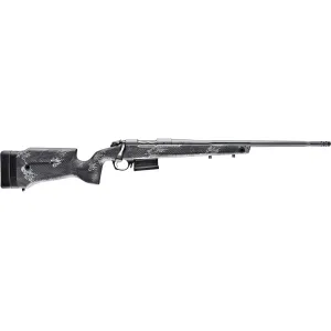 Bergara B-14 Crest Bolt Action Rifle 450 Bushmaster 20" Fluted Sniper Gray Threaded Barrel Sniper Gray Frame Carbon Fiber Field Stock