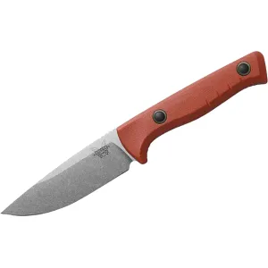 Benchmade Hunt Slipridge Fixed Blade Knife 3.7" Drop Point CPM MagnaCut Satin Blade G-10 Handle Rust Orange