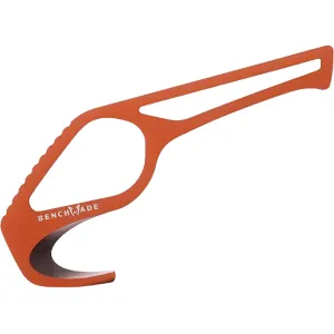 Benchmade Hunt Slipridge Hook Fixed Blade Knife 0.75" Gut Hook 440C Stainless Blade 440C Handle Rust Orange